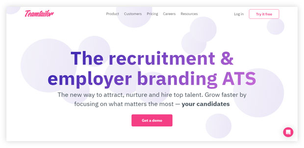 Teamtailor — Best Recruiting Software For Employer Branding