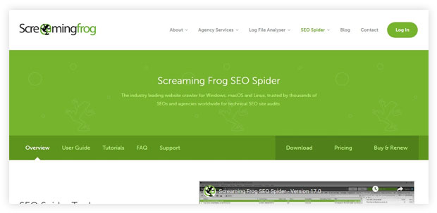 Screaming frog